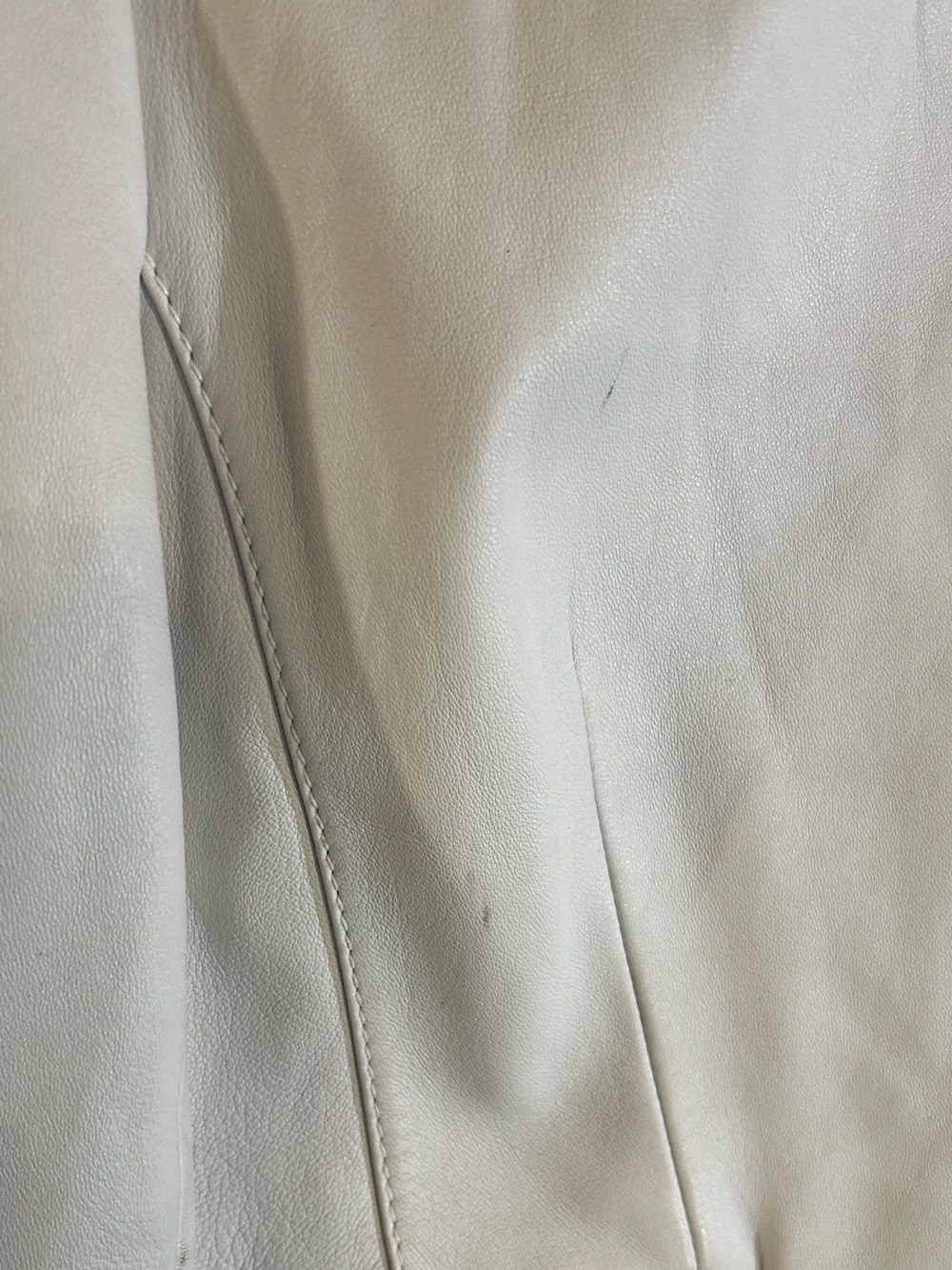 Wilsons Leather White Leather Blazer Jacket - Picture 7 of 7